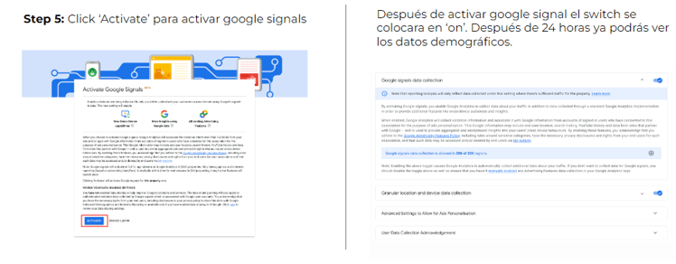 Pasos para instalar google signals
